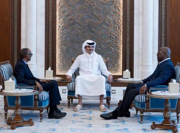 L’Union africaine salue la rencontre entre Tshisekedi et Kagame à Doha